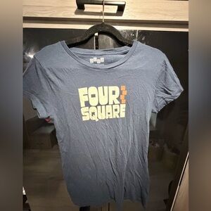 Four Square Women's Blue Short Sleeve Tee